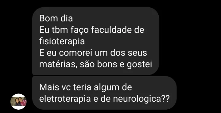 Depoimento de aluno