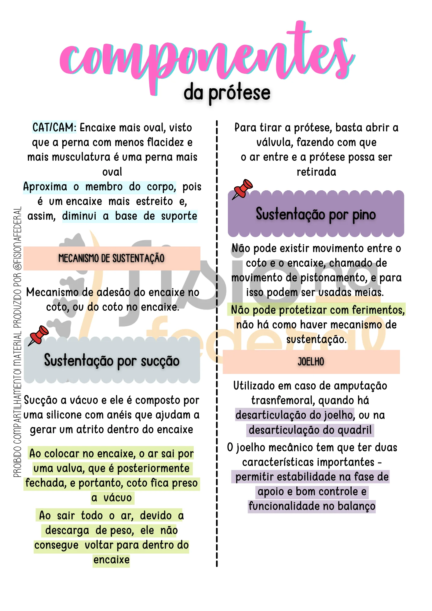 Página de amostra do material