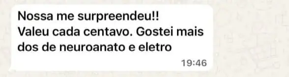Depoimento de aluno