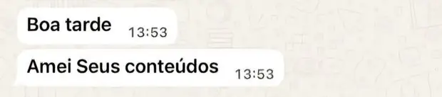 Depoimento de aluno