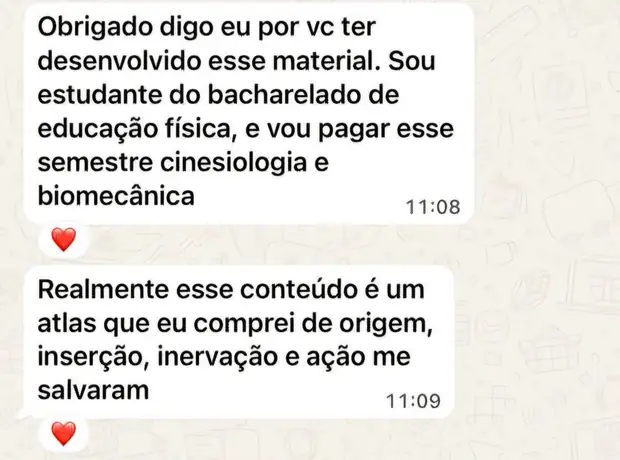 Depoimento de aluno